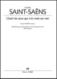 Chant de ceux qui s'en vont sur mer SSATB choral sheet music cover